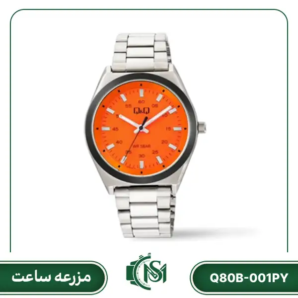 Q&Q men watch Q80B-001PY ساعت برند Q&Q مدل Q80B-001PY