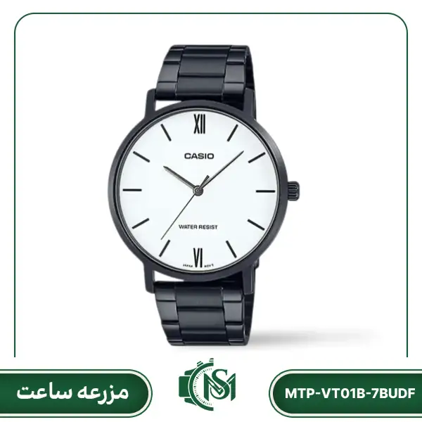 Casio men watch MTP-VT01B-7BUDF ساعت مچی مردانه کاسیو مدل MTP-VT01B-7BUDF