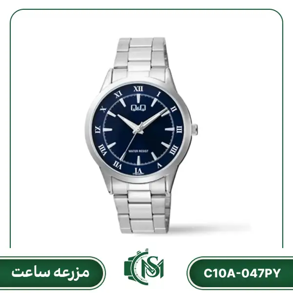 Q&Q men watch C10A-047PY ساعت مچی کیو اند کیو مردانه مدل C10A-047PY