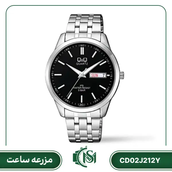 Q&Q men watch CD02J212Y ساعت مچی مردانه کیو اند کیو مدل CD02J212Y