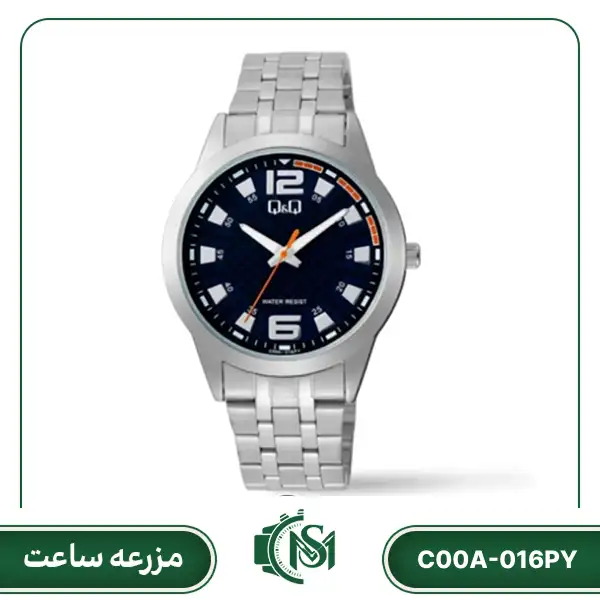 Q&Q women watch C00A-016PY ساعت مچی مردانه کیو اند کیو مدل C00A-016PY
