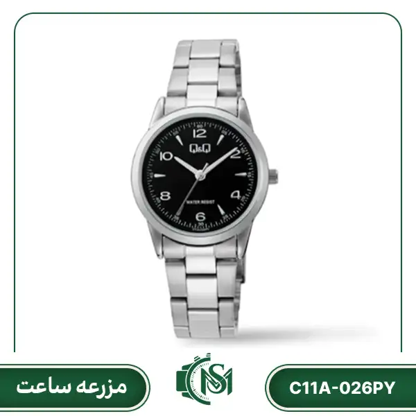 Q&Q women watch C11A-026PY ساعت مچی زنانه کیو اند کیو مدل C11A-026PY