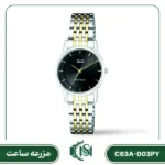 ساعت مچی زنانه کیو اند کیو مدل C63A-003PY