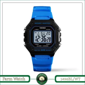 ساعت مچی دیجیتال اسکمی 1496BL/WT