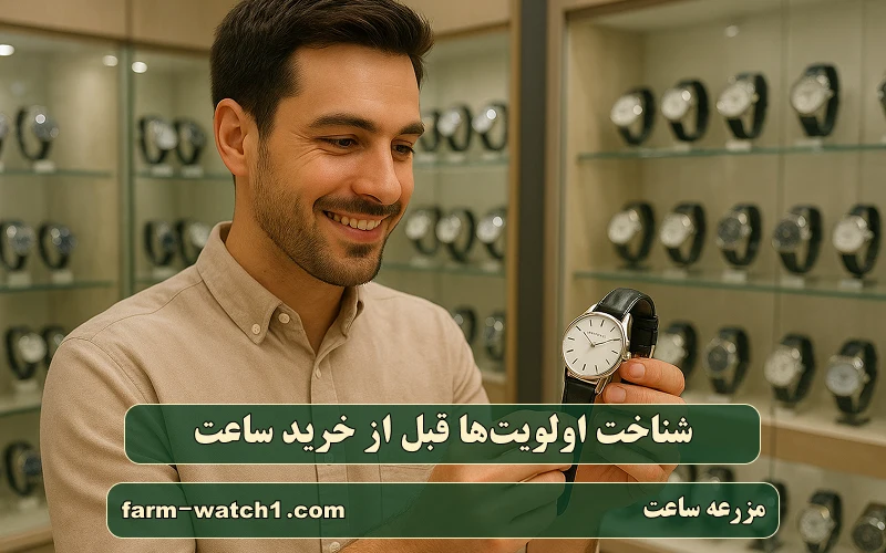 شناخت اولویت‌ها قبل از خرید ساعت
