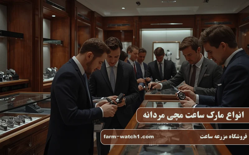 انواع مارک ساعت مچی مردانه