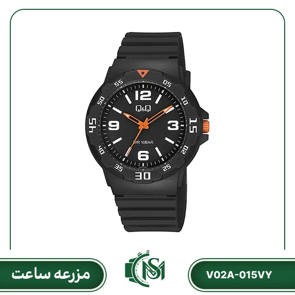 Q&Q men watch V02A-015VY ساعت مچی مردانه کیو اند کیو مدل V02A-015VY