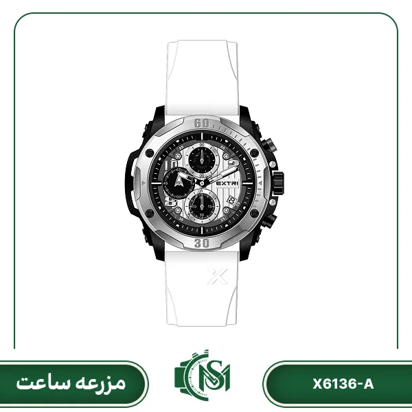 Extri men watch model X6136-A ساعت مچی مردانه اکستری مدل X6136-A