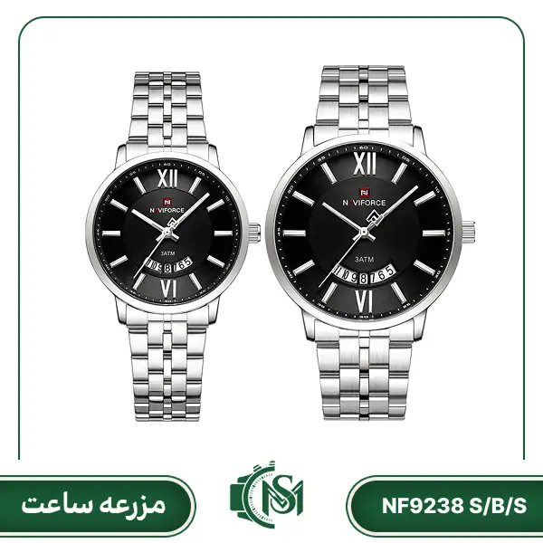 ساعت مچی ست نیوی فورس مدل NF9238 S/B/S