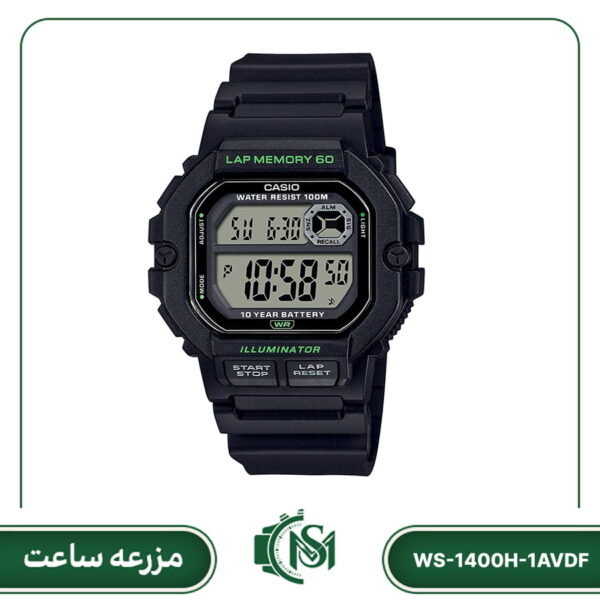 ساعت مچی دیجیتال مردانه کاسیو مدل WS-1400H-1AVDF