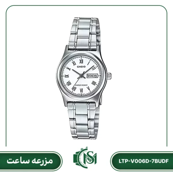 ساعت مچی زنانه کاسیو مدل LTP-V006D-7BUDF