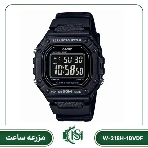 ساعت مچی دیجیتال مردانه کاسیو مدل W-218H-1BVDF