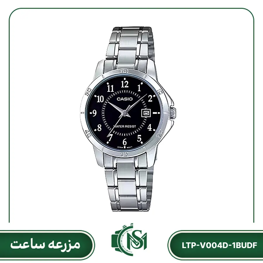 Casio women watch model LTP-V004D-1BUDF ساعت مچی زنانه کاسیو مدل LTP-V004D-1BUDF