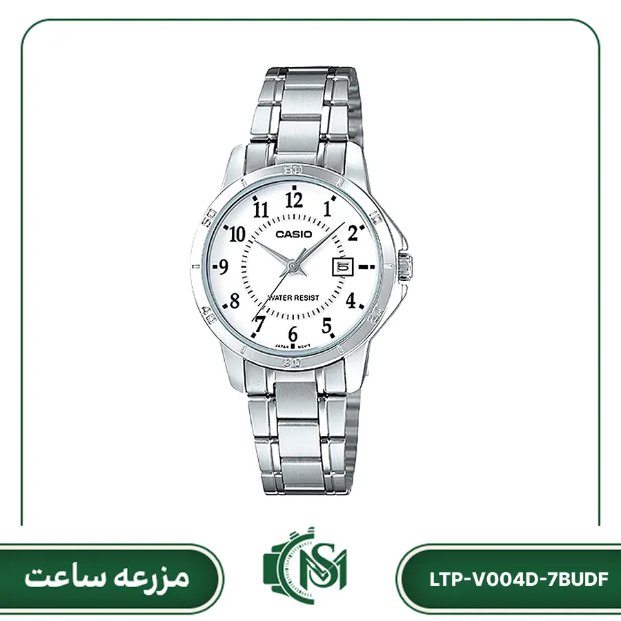 Casio women watch model LTP-V004D-7BUDF ساعت مچی زنانه کاسیو مدل LTP-V004D-7BUDF