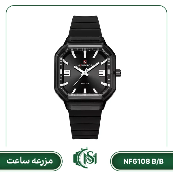 Naviforce women watch model NF6108 B-B ساعت مچی زنانه نیوی فورس مدل NF6108 B/B