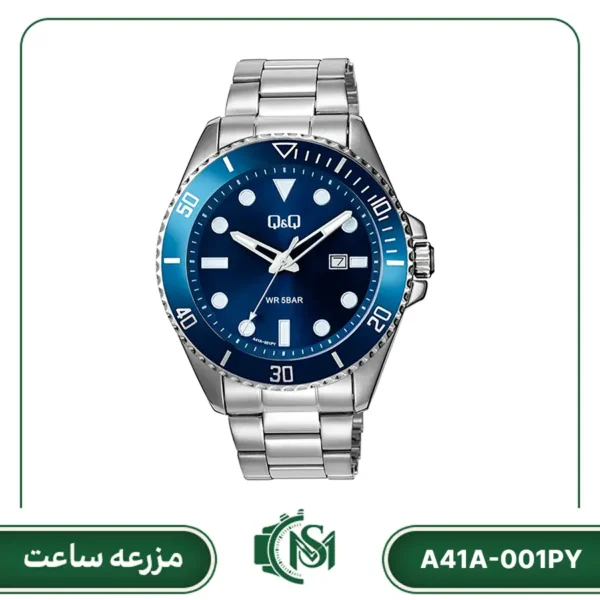 ساعت مچی مردانه کیو اند کیو مدل A41A-001PY