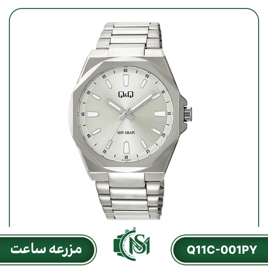 Q&Q men watch model Q11C-001PY ساعت مچی مردانه کیو اند کیو مدل Q11C-001PY
