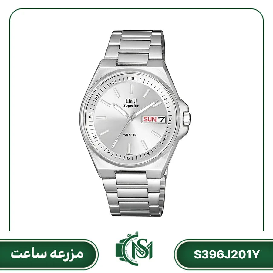 Q&Q men watch model S396J201Y ساعت مچی مردانه کیو اند کیو مدل S396J201Y